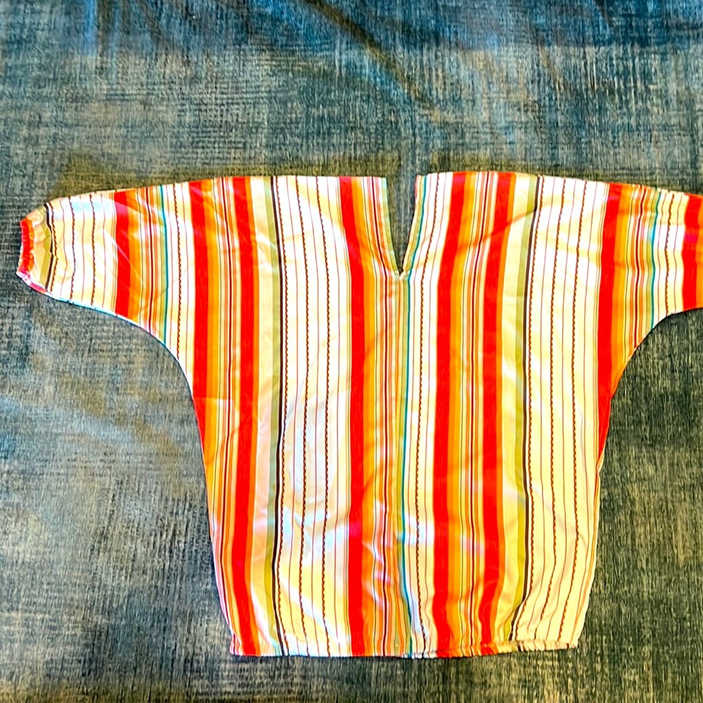 Multi orange colored stripes